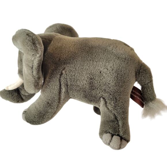 Jungle Joe’s Safari Friends Kate the Elephant Plush Gray 12” Stuffed Animal Toy - Picture 8 of 16